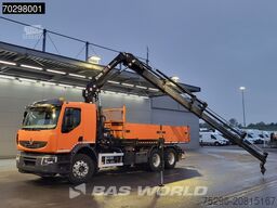 Renault Premium 430 Lander 6X4 HIAB 211 EP-4 Crane Tipp...