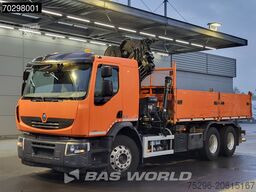 Renault Premium 430 Lander 6X4 HIAB 211 EP-4 Crane Tipp...