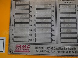 AMC CASTERA S/R 38T semi-trailer / steering