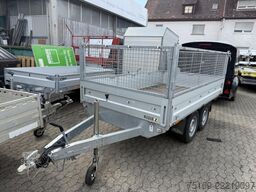 Stedele Hochlader Alu THAK 225, 2,6 to. 3000 x 1600 x 350 mm mit Laubgitter