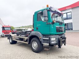 MAN TGM 18.340 4x4 BB TGM 18.340 4x4 BB, Winterdienstausstattung, Hiab LHT 19046 Abrollkipper, Widi Platte