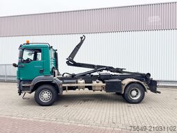 MAN TGM 18.340 4x4 BB TGM 18.340 4x4 BB, Winterdienstausstattung, Hiab LHT 19046 Abrollkipper, Widi Platte