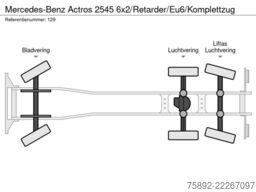 Mercedes-Benz Actros 2545 6x2/Retarder/Eu6/Komplettzug