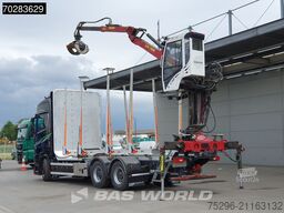 Scania S650 S 6X4 Tajfun LIV100K Kran Holztransport Re...