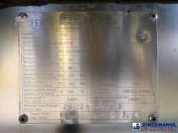 Feldbinder Chemical tank inox 30 m3 / 1 comp