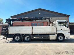 MAN TGS 26.460 Baustoff Hiab 177 Funk+Sitz Lenk AHK
