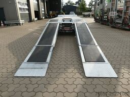 MÜLLER-MITTELTAL 4-achs Anh. Tieflader, Klapprampe, Gummibelag