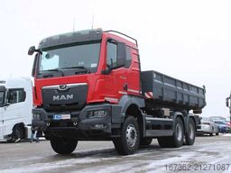 MAN TGS 26.480, EURO 6, 6X4, HOOK CONTAINER