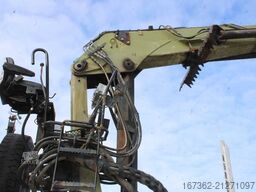 MERCEDES-BENZ Arocs 3351, 6x6, CRANE LOGLIFT ET450, + DOLL