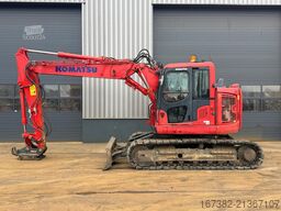 Komatsu PC138US - Tripple boom + blade