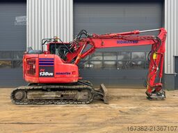 Komatsu PC138US - Tripple boom + blade