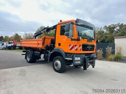 MAN TGM 13.250 4x4 Kipper KRAN FUNK AHK WINTERDIENST