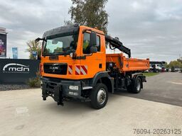 MAN TGM 13.250 4x4 Kipper KRAN FUNK AHK WINTERDIENST