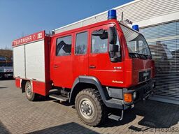 MAN 8.136 4X4 Rüstwagen Allrad zuschaltbar 9 Sitzer