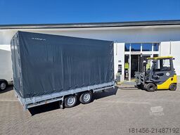 trailershop Hochlader mit Plane Spriegel 405x203x210cm lager