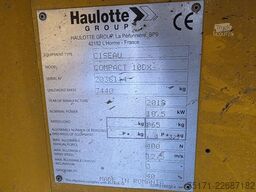 Haulotte COMPACT 10DX Diesel, 4x4 Drive, 10.2m Working Heig