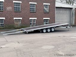 Brian James Trailers CONNECT 476-5522-35-3-12 | TRIDEM | ANKIPPBAR | RAMPEN 550X229CM 3500KG HOCHLADER | SCHWARZ
