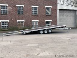 Brian James Trailers CONNECT 476-5522-35-3-12 | TRIDEM | ANKIPPBAR | RAMPEN 550X229CM 3500KG HOCHLADER | SCHWARZ