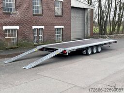 Brian James Trailers CONNECT 476-5522-35-3-12 | TRIDEM | ANKIPPBAR | RAMPEN 550X229CM 3500KG HOCHLADER | SCHWARZ