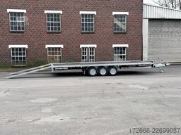 Brian James Trailers CONNECT 476-5522-35-3-12 | TRIDEM | ANKIPPBAR | RAMPEN 550X229CM 3500KG HOCHLADER | SCHWARZ