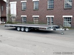 Brian James Trailers CONNECT 476-5522-35-3-12 | TRIDEM | ANKIPPBAR | RAMPEN 550X229CM 3500KG HOCHLADER | SCHWARZ
