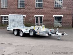 Brian James Trailers DIGGER PLANT 543-3717-35-2-12 | TRACSTRAP | SCHWERLASTRAMPE 370X170CM 3500KG BAUMASCHINENANHÄNGER