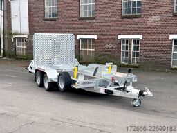 Brian James Trailers DIGGER PLANT 543-3717-35-2-12 | TRACSTRAP | SCHWERLASTRAMPE 370X170CM 3500KG BAUMASCHINENANHÄNGER