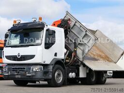 RENAULT Lander 410 Kipper Kran Palfinger Funk Retarder