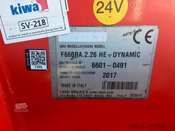 Scania R 520 LB 8x4 V8 FASSI F 660 RA.2.26 + JIB