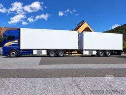 Ledusskapja kravas automašīna MAN TGX 26.580 6X2 KÜHLKOFFER + SCHMITZ ANHÄNGER