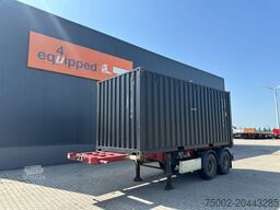 Krone 2-axle 20FT chassis + 20FT DV 8'6