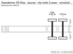 Kässbohrer XS liftas - stuuras - city trailer 2 asser - sc...