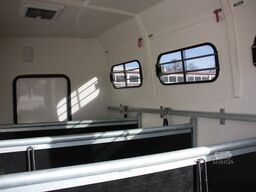 Thiel 3 Pferdeanhänger MEXX 3-Pferde schräg