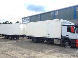 MERCEDES-BENZ Antos 1843 L+Spier ZGL Tandem Koffer Anhänger