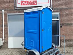 Toiletcabine aanhangwagen EuropeWagon DIXI - Toiletcabine - wc aanhanger ...