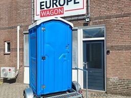 Toiletcabine aanhangwagen EuropeWagon DIXI - Toiletcabine - wc aanhanger ...