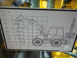New Holland B 115 C backhoe loader / 1000 MTH !