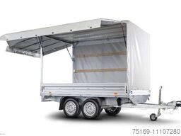 Humbaur HT 253118 Hochlader 2,5 to. mit Aussteller