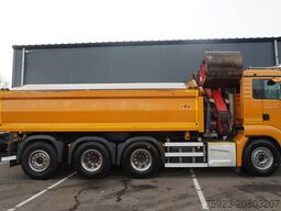 MAN TGS 35.440 8X4 2 SIDE TIPPER WITH HMF Z 1943 CR...