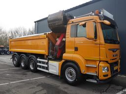 MAN TGS 35.440 8X4 2 SIDE TIPPER WITH HMF Z 1943 CR...