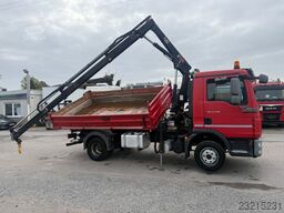 MAN TGL 12.220BB Meiller+Kran-HiabXS077CL/Euro5