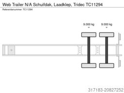 Web Trailer N/A Schuifdak, Laadklep, Tridec