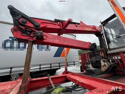 Huttner Timber trailer w/ 17 t/m Epsilon crane and extensi