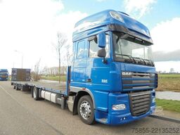 Rimorchio della piattaforma DAF XF 105.460 SSC ATE / Platform  / Euro 5 / Intar...