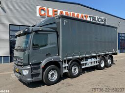 Mercedes-Benz Arocs 3740 Euro 6 Schuifzeil met kooiaap aanslu...