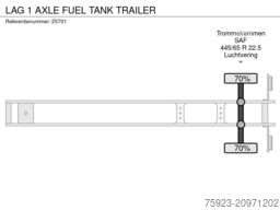 LAG 1 AXLE FUEL TANK TRAILER