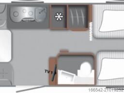 LMC Tandero 500 E Duschpaket/GFK-Bug-Dach-Heck/Anti-Schlingerkupplung