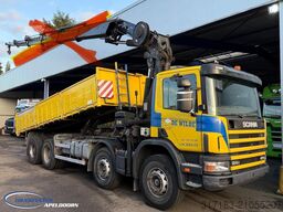 Scania P124-420 8x4 Naafreductie, Bladgeveerd, Handges...