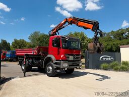 MERCEDES-BENZ Axor 1833 4x4 Kipper Kran 17m FUNK AHK
