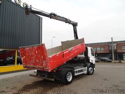 DAF CF 75.240 ATI + EURO 2 + HIAB 090 + 3SIDE TIPPER